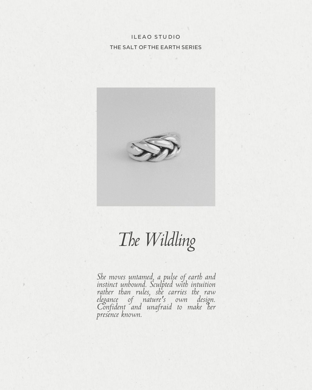The Wildling – Braided Brass Ring