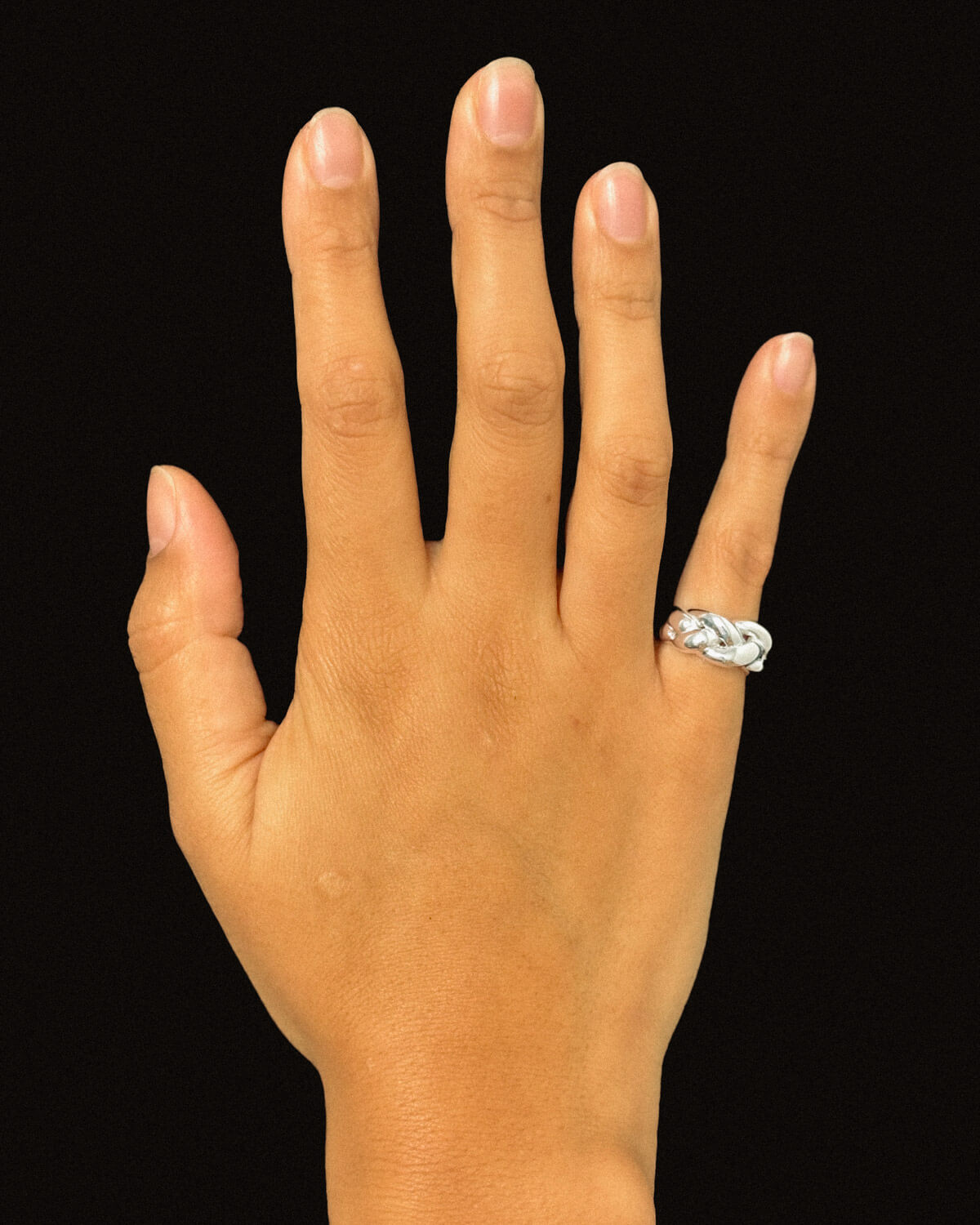 The Muse - Braided Silver Ring