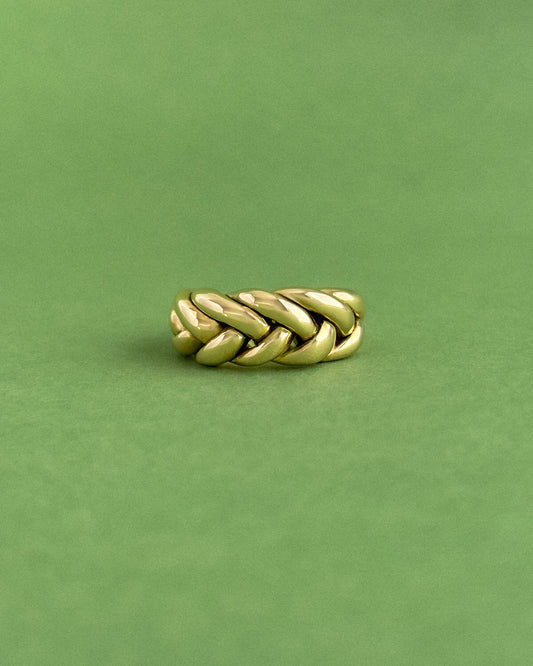 The Wildling – Braided Brass Ring