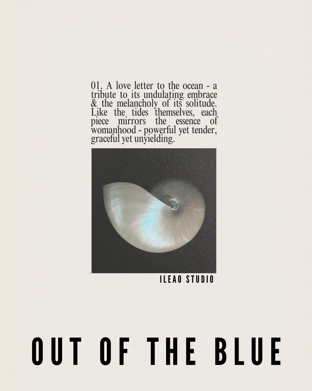 OUT OF THE BLUE
