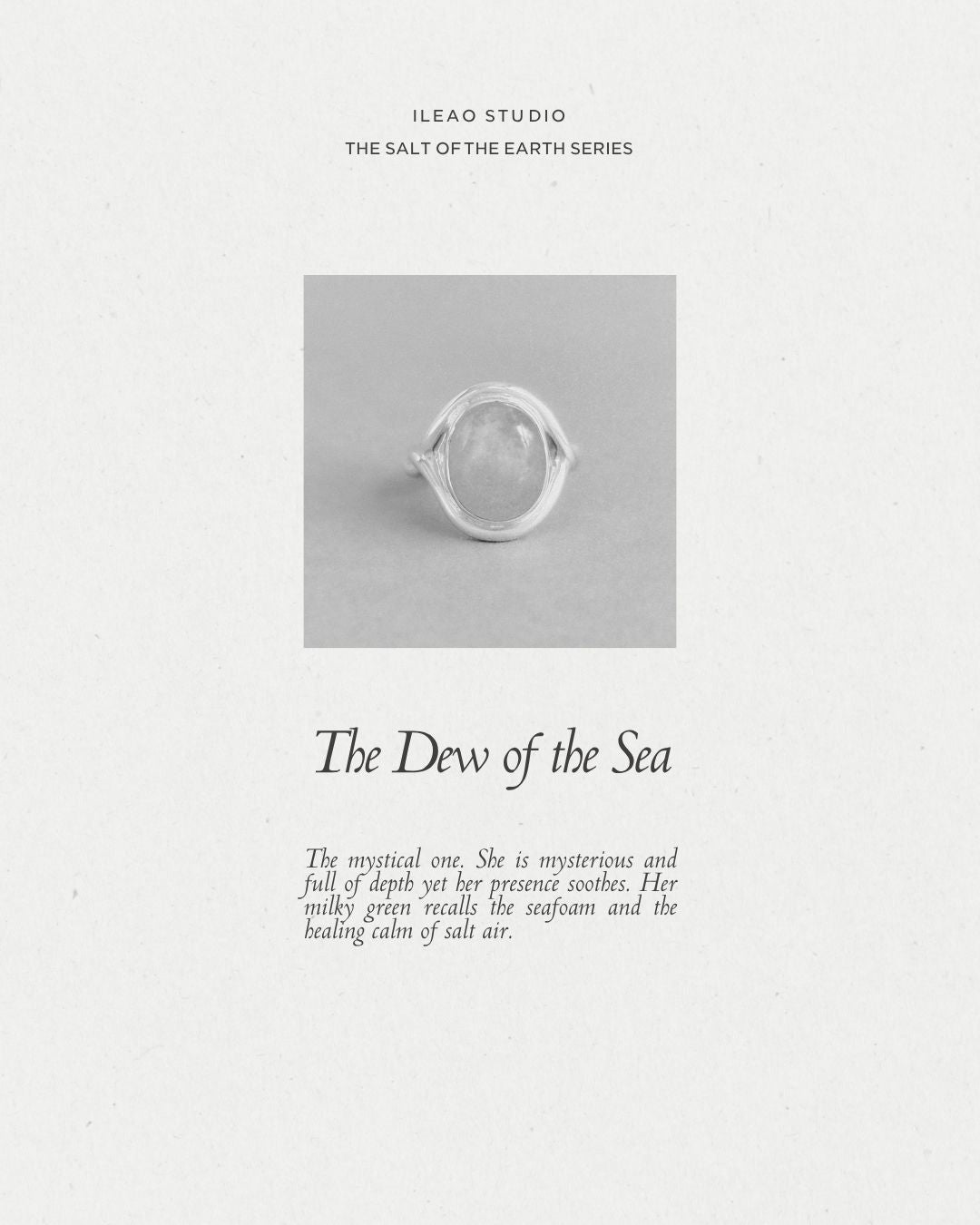 The Dew of The Sea – Twisted Silver Ring