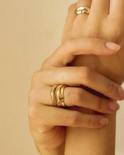 II. An Aeon Ago – Sculptural Silver Ring