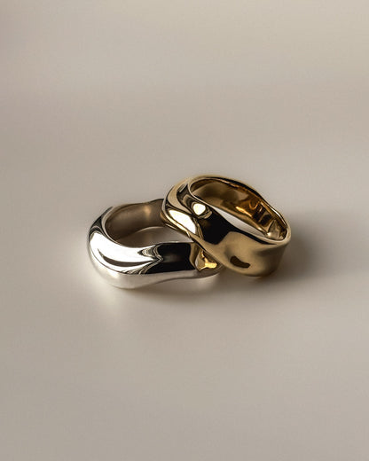 II. An Aeon Ago – Sculptural Silver Ring