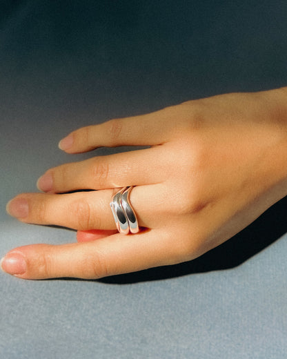 II. An Aeon Ago – Sculptural Silver Ring