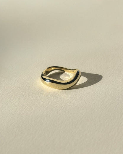 III. Color Me Blue – Slender Silver Ring