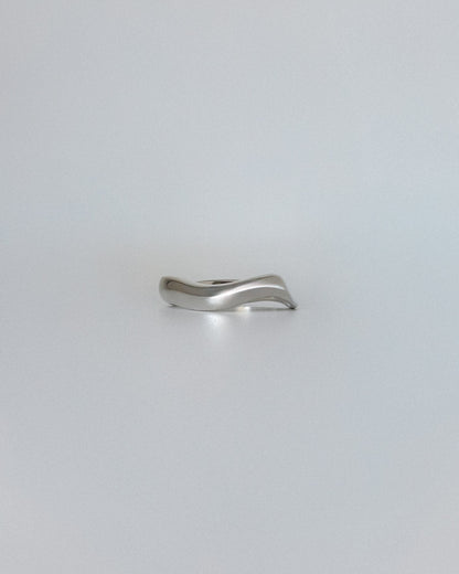 III. Color Me Blue – Slender Silver Ring