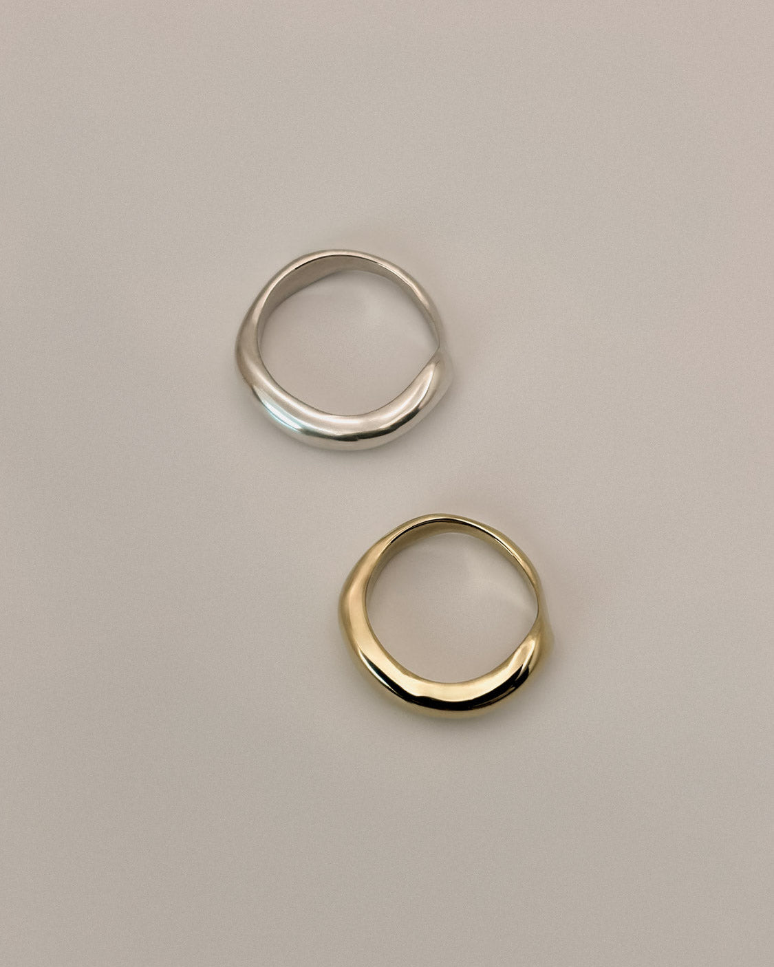 III. Color Me Blue – Slender Silver Ring
