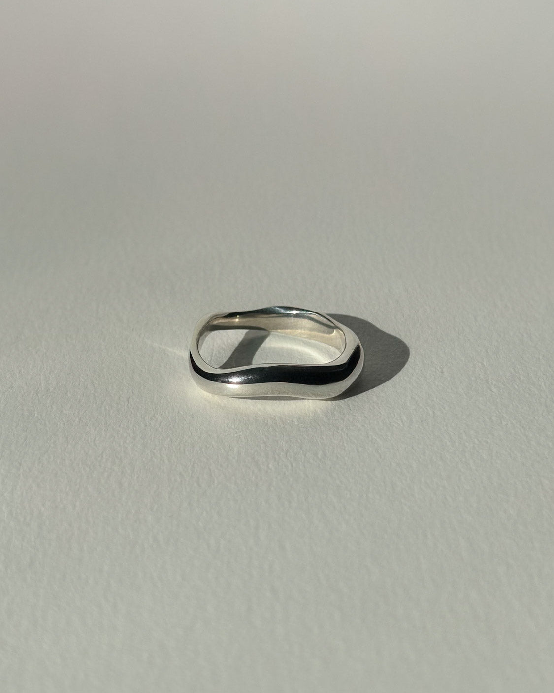 III. Color Me Blue – Slender Silver Ring