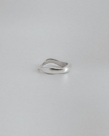 III. Color Me Blue – Slender Silver Ring