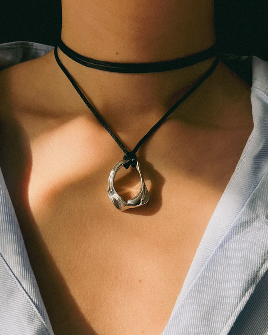 I. Ebb & Flows – Sterling Silver Necklace