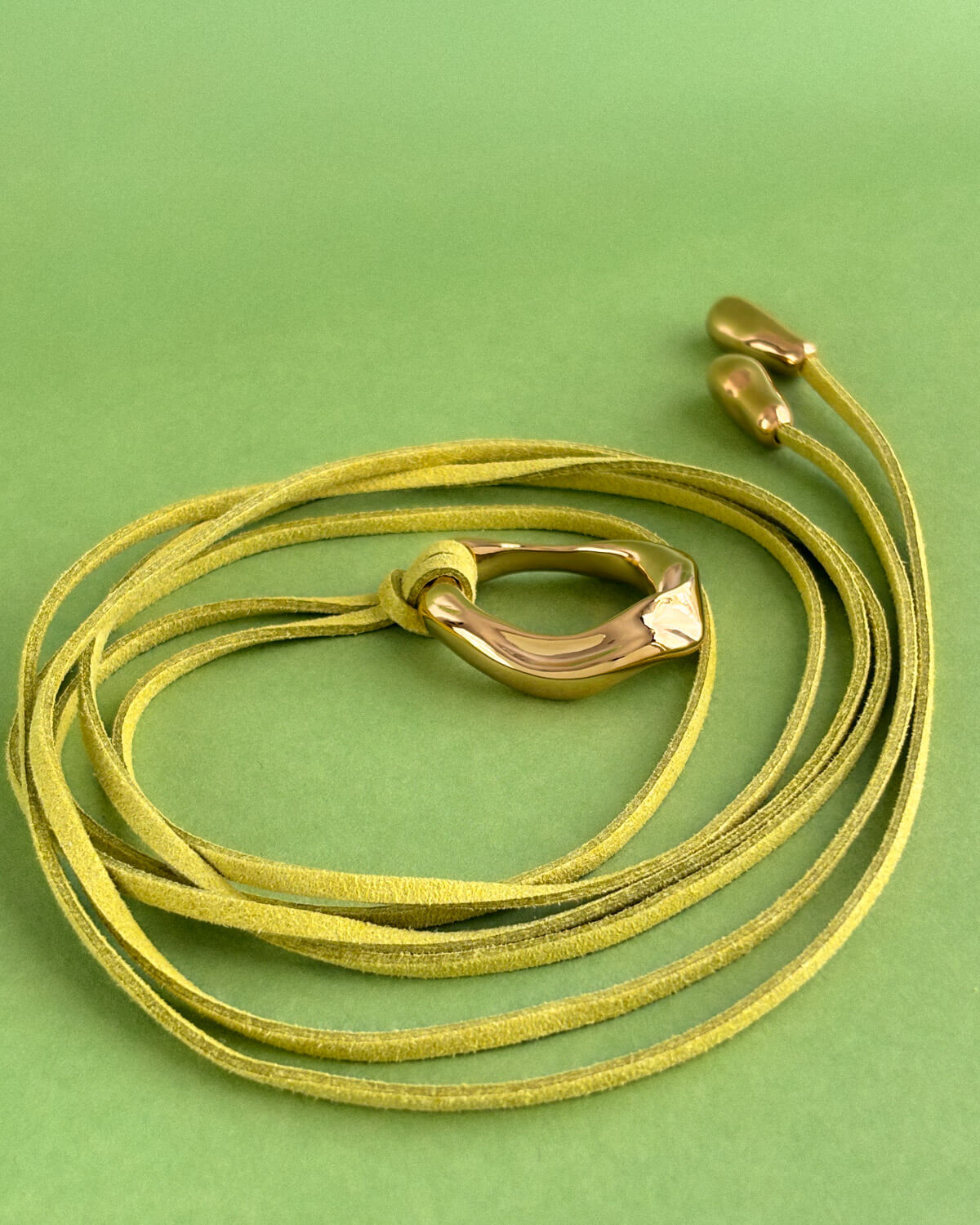 Ebb & Flows - Sculptural Brass Necklace