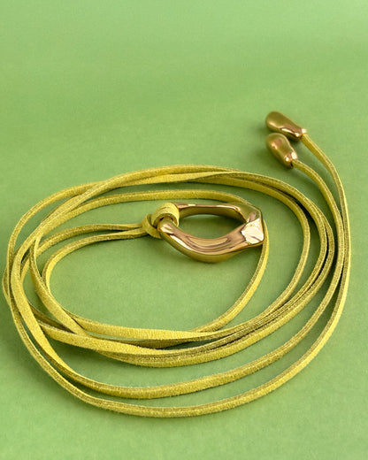 Ebb & Flows - Sculptural Brass Necklace