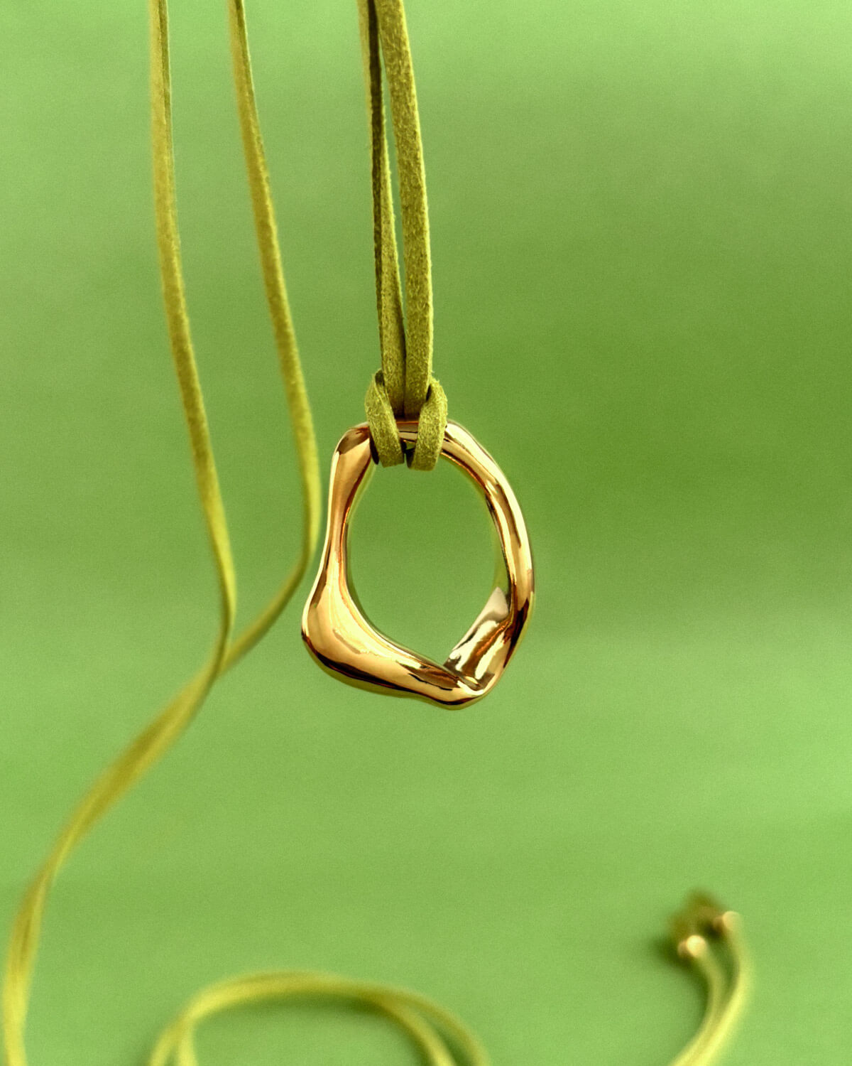 Ebb & Flows - Sculptural Brass Necklace