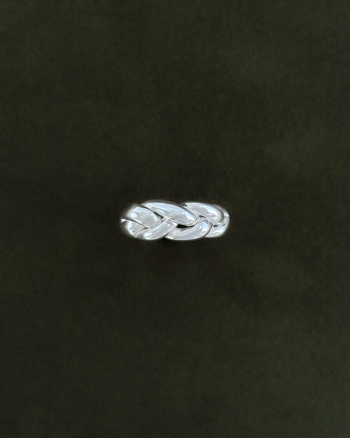 La Délicatesse – Braided Silver Ring