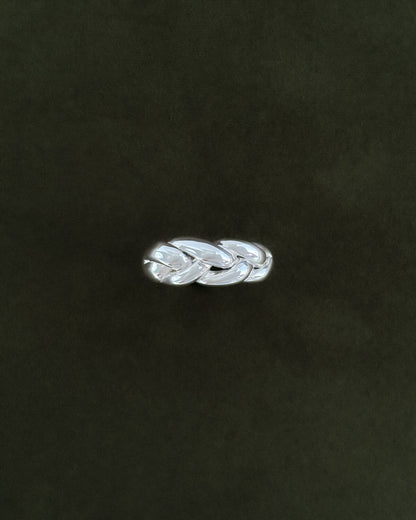 La Délicatesse – Braided Silver Ring