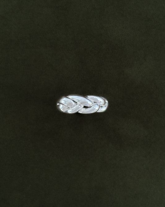 La Délicatesse – Braided Silver Ring
