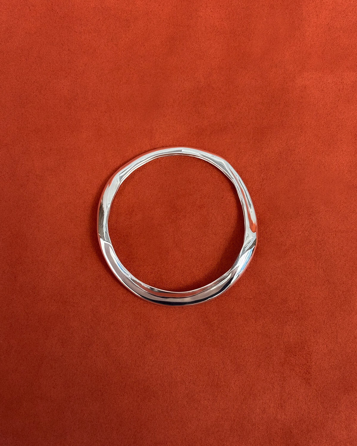 VI. Natural Blue(s) – Sterling Silver Bangle