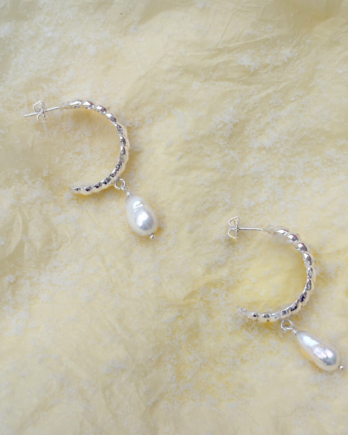 IV. The Salt of the Earth – Braided Pearl Hoops