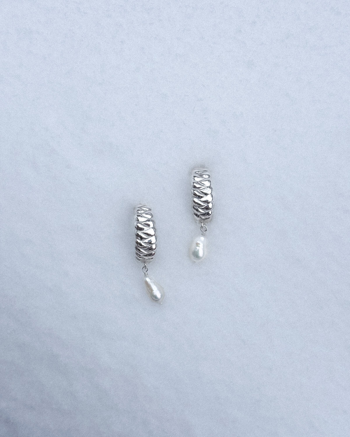 IV. The Salt of the Earth – Braided Pearl Hoops