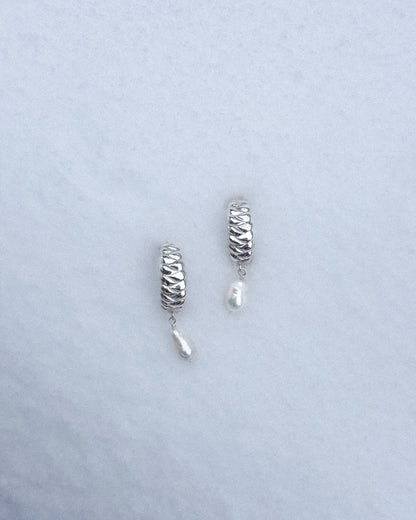 IV. The Salt of the Earth – Braided Pearl Hoops