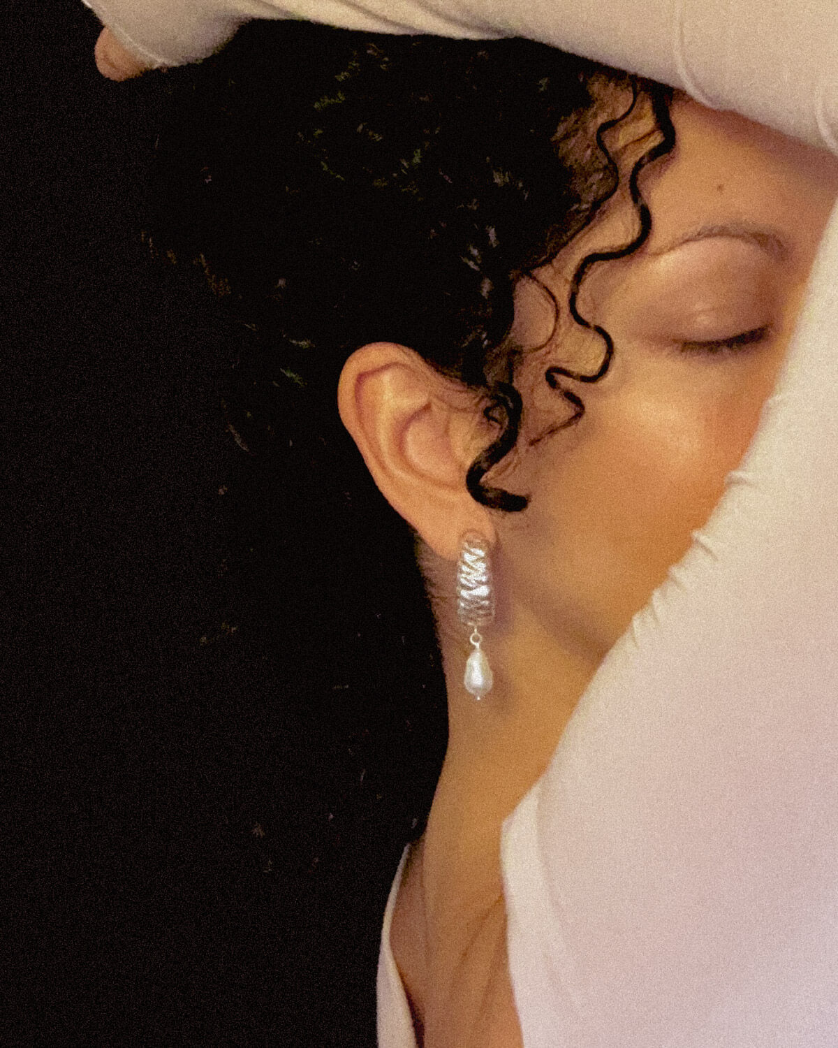 IV. The Salt of the Earth – Braided Pearl Hoops