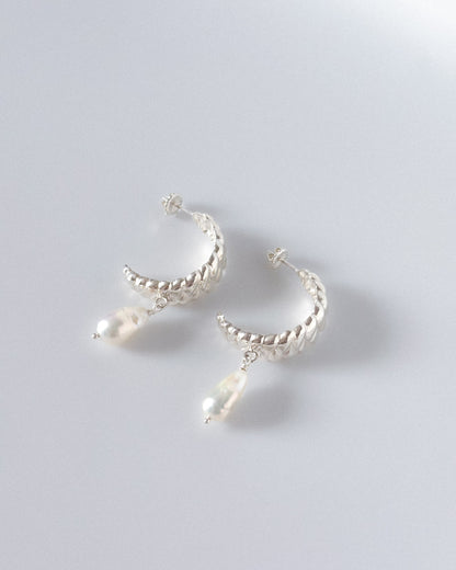 IV. The Salt of the Earth – Braided Pearl Hoops