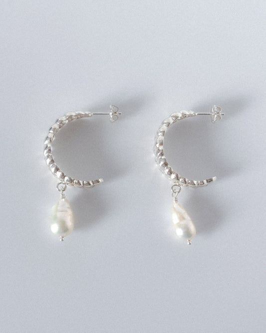 IV. The Salt of the Earth – Braided Pearl Hoops