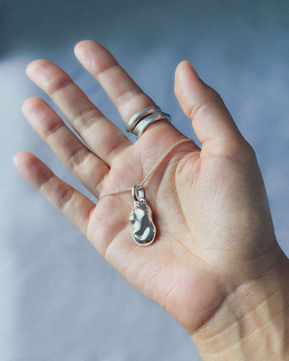 VII. Sorrow into Silk – Sterling Silver Pendant