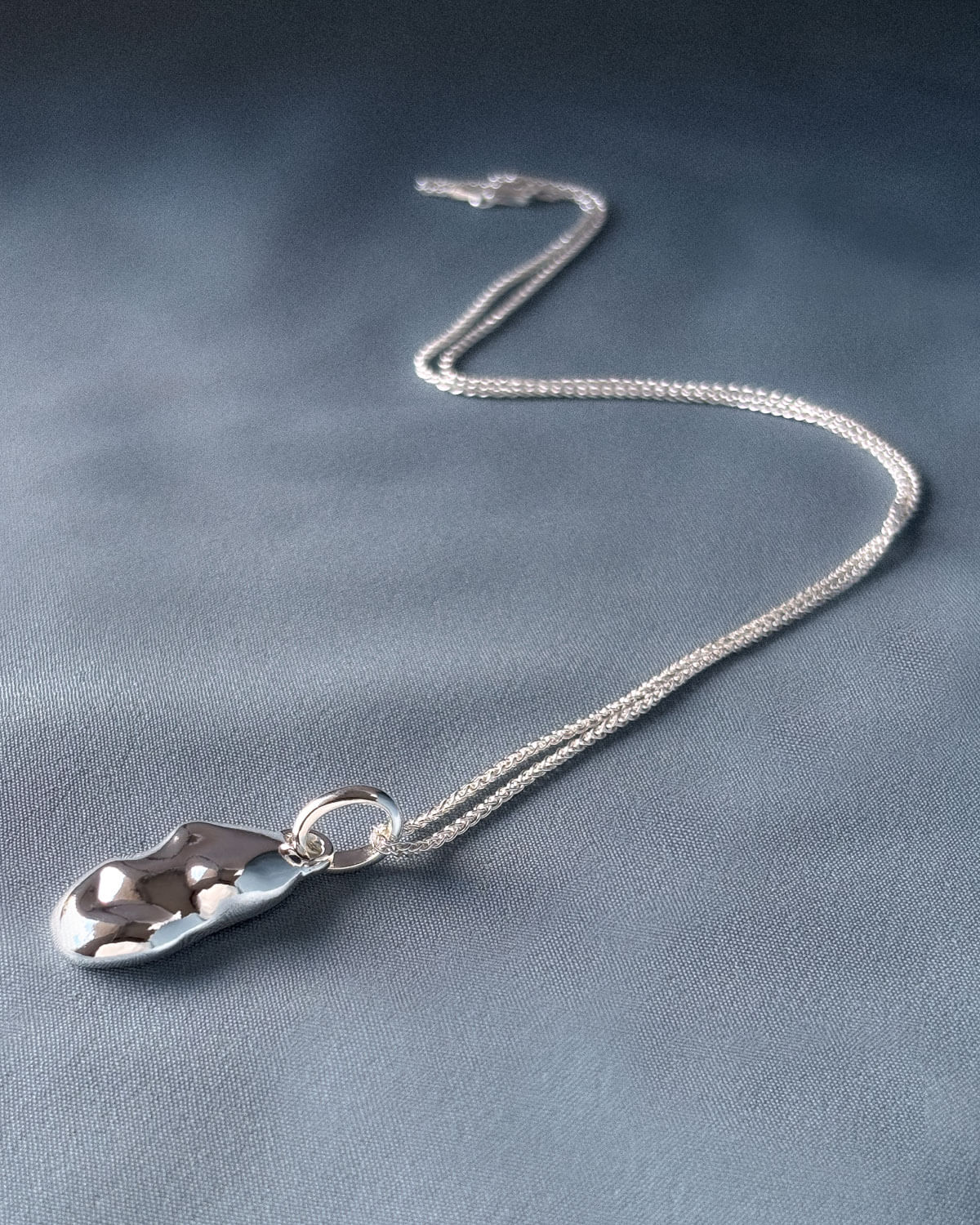 VII. Sorrow into Silk – Sterling Silver Pendant