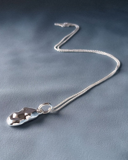 VII. Sorrow into Silk – Sterling Silver Pendant