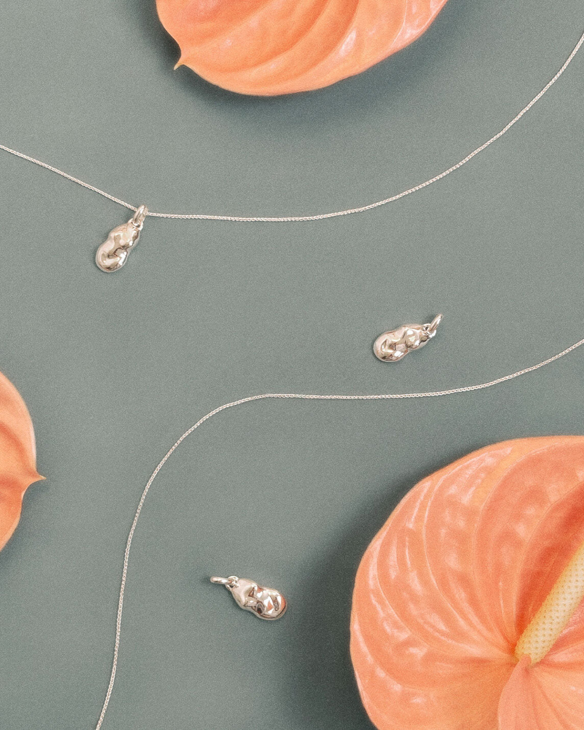 VII. Sorrow into Silk – Sterling Silver Pendant
