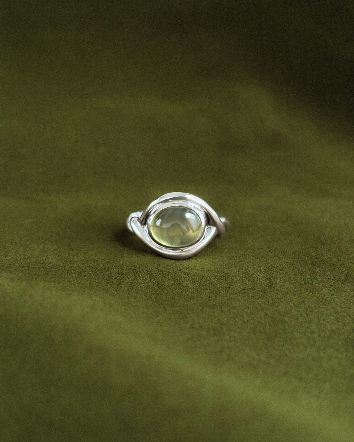 The Morning Dew – Twisted Silver Ring