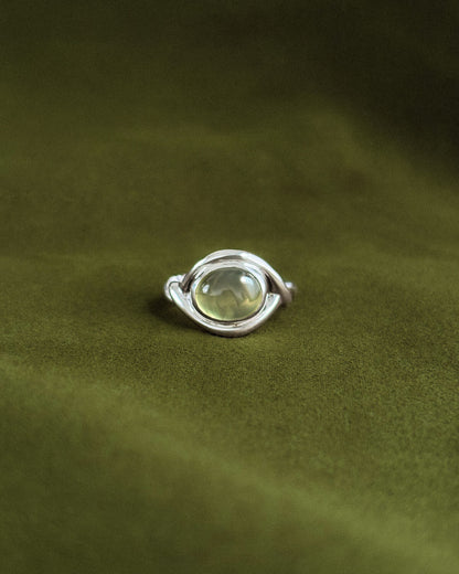 The Morning Dew – Twisted Silver Ring