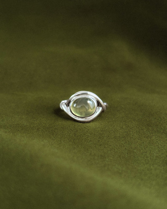 The Morning Dew – Twisted Silver Ring