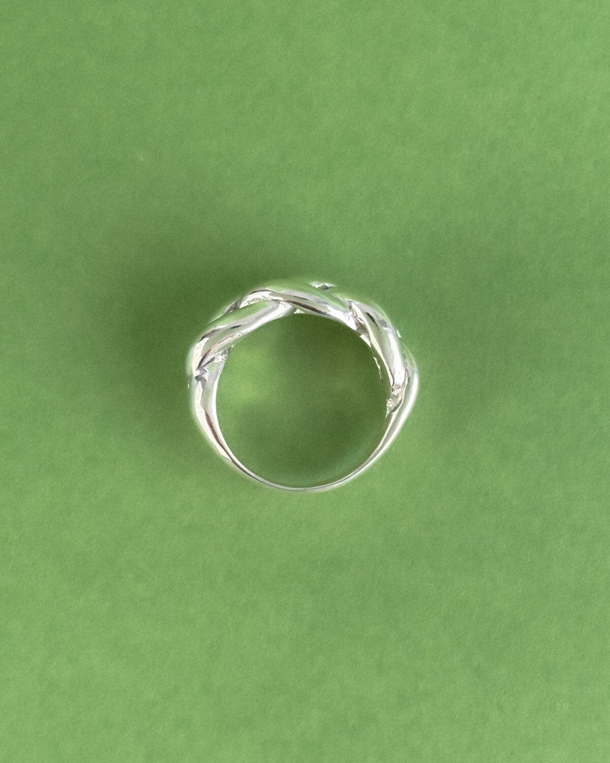 The Muse - Braided Silver Ring