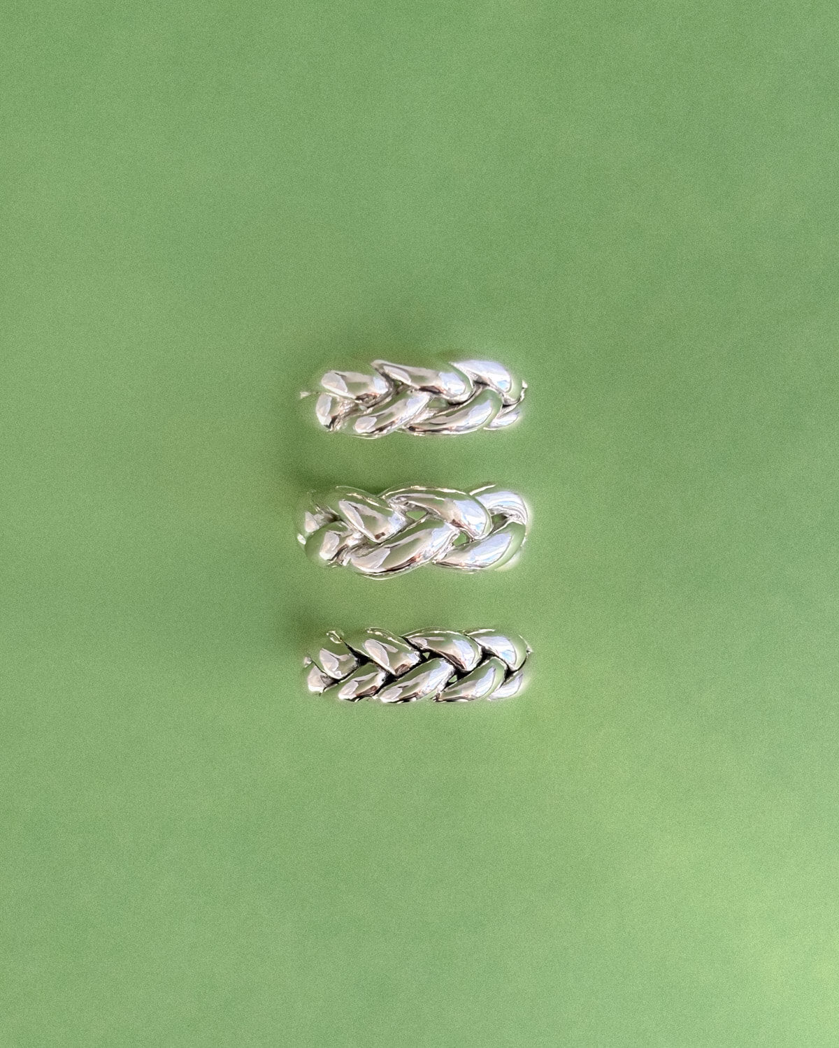 The Muse - Braided Silver Ring