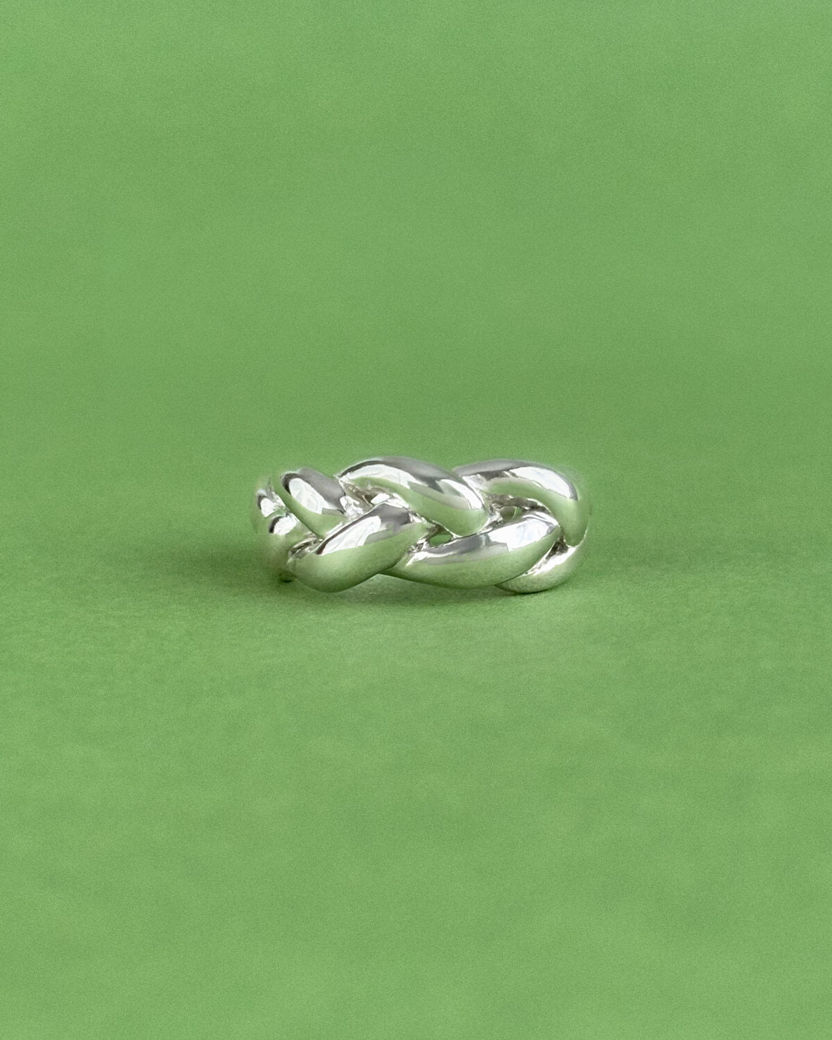 The Muse - Braided Silver Ring
