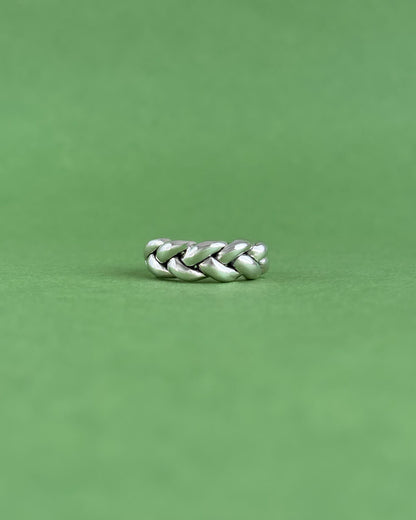 The Sister – Braided Silver Ring