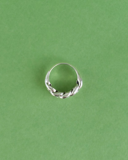 The Sister – Braided Silver Ring