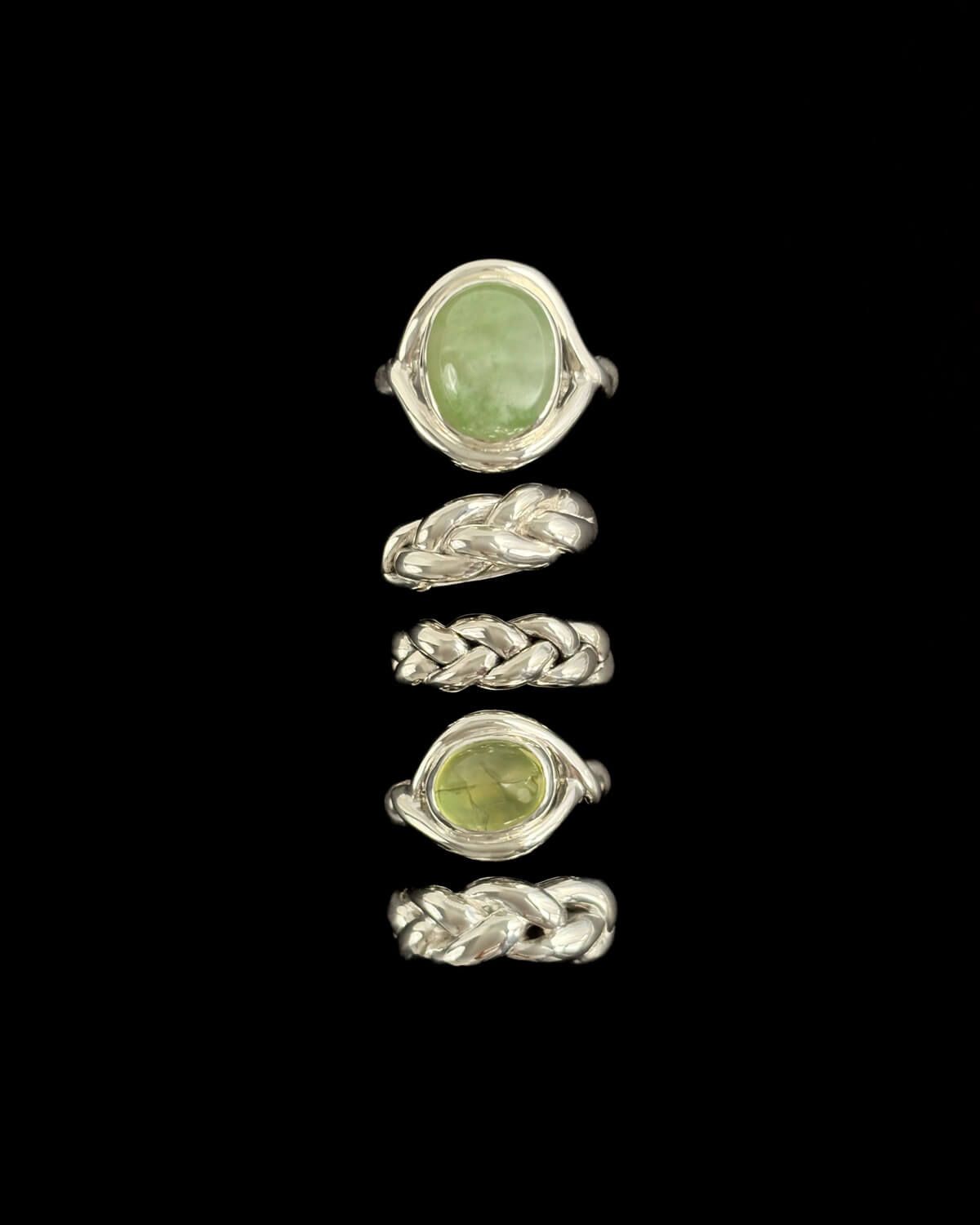 La Délicatesse – Braided Silver Ring