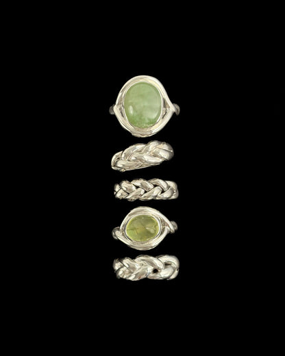 La Délicatesse – Braided Silver Ring