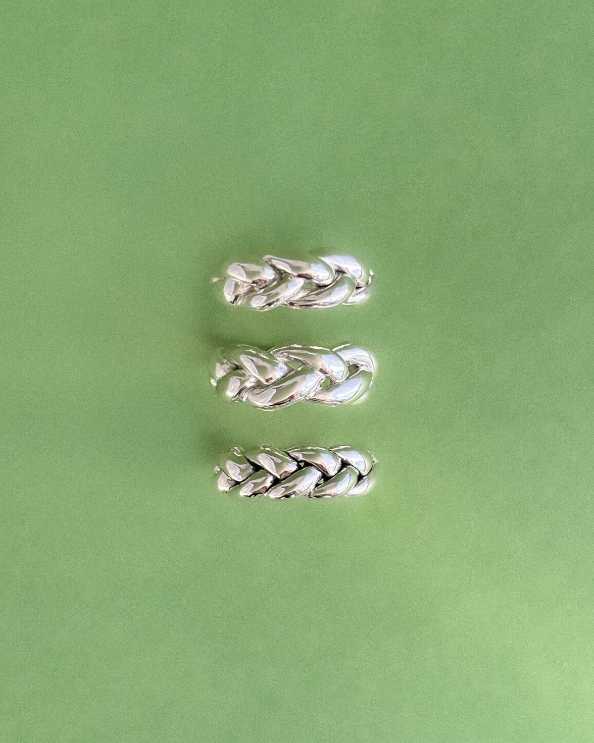 The Sister – Braided Silver Ring