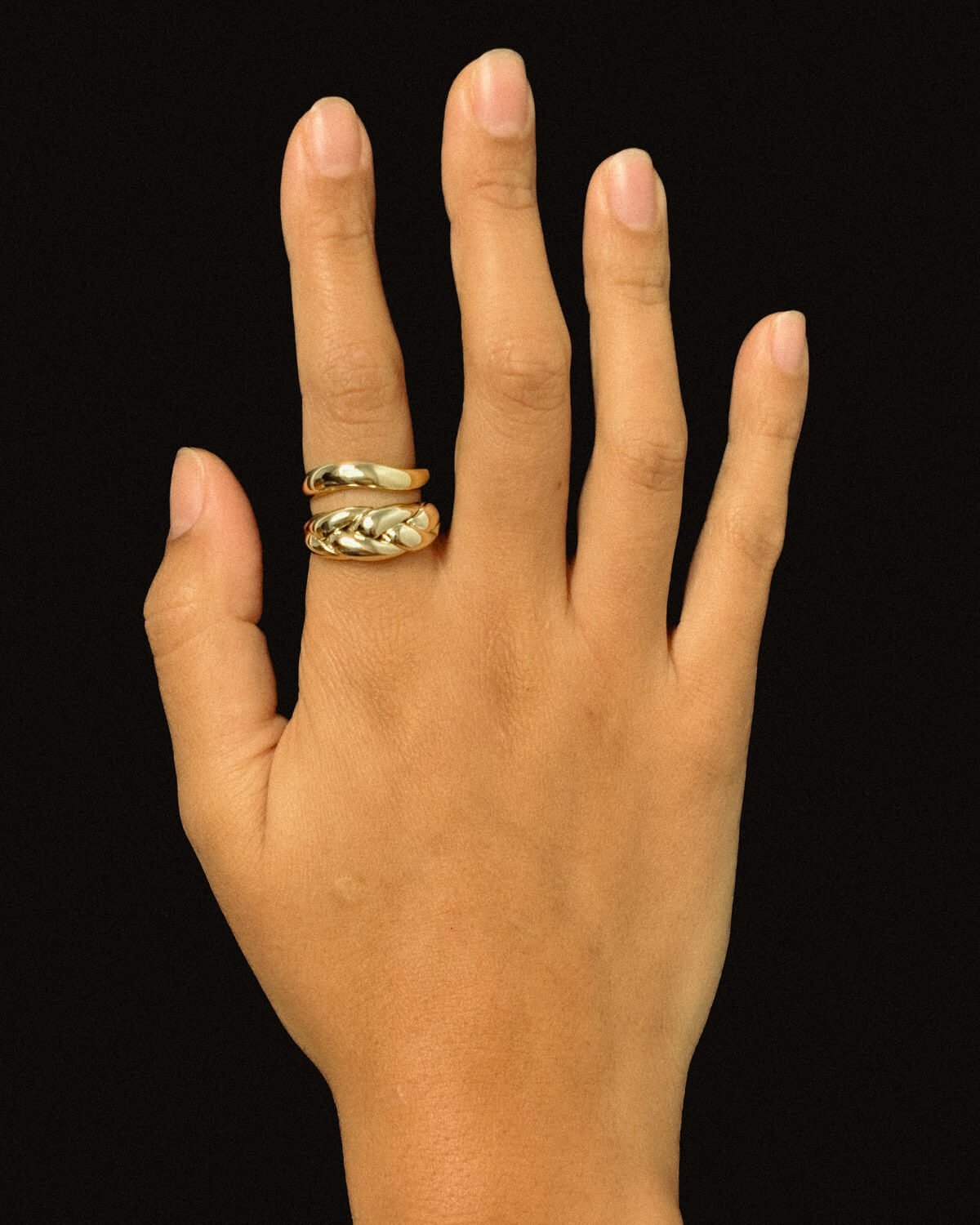 The Solace – Braided Brass Ring