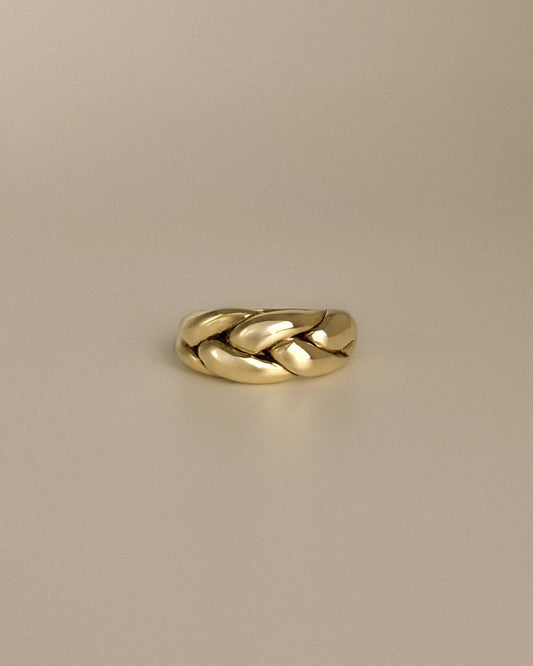The Solace – Braided Brass Ring