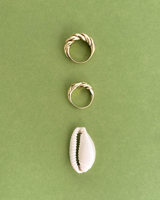 The Solace – Braided Brass Ring