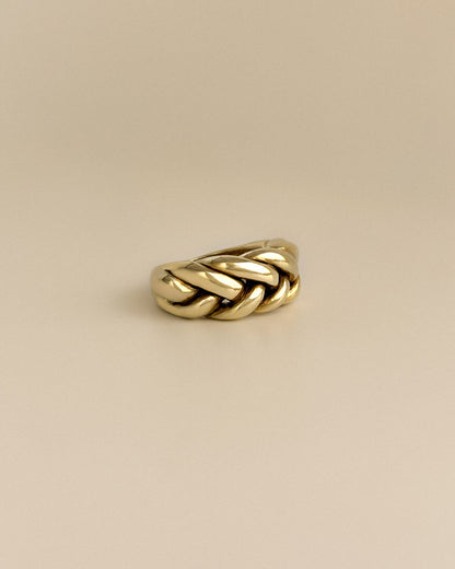The Wildling – Braided Brass Ring