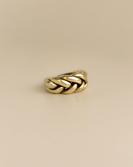 The Wildling – Braided Brass Ring