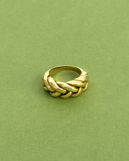 The Wildling – Braided Brass Ring