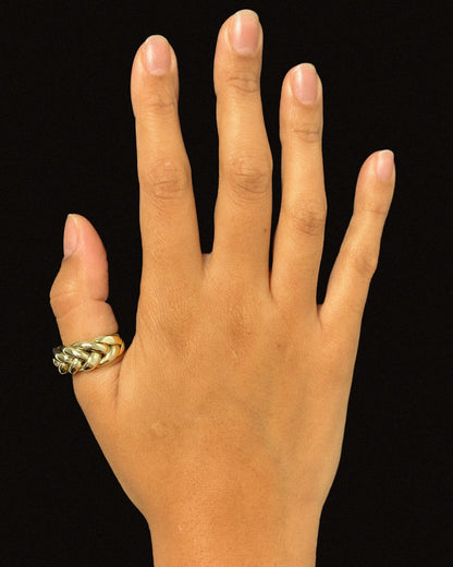 The Wildling – Braided Brass Ring